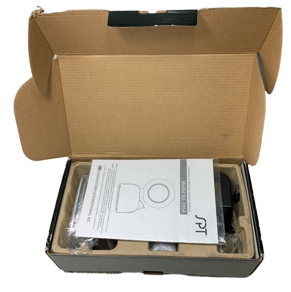 * SPT Ultrasonic Cool Mist Humidifier Re-Fillable Water Bottle LED Indicator - Image 2 of 4