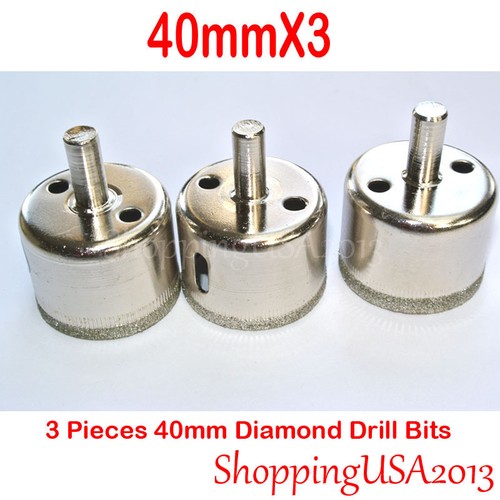 3mm-60mm All Size 3 Pieces Diamond Drill Bits Hole Saw Cutter Tools Sets - Picture 78 of 93