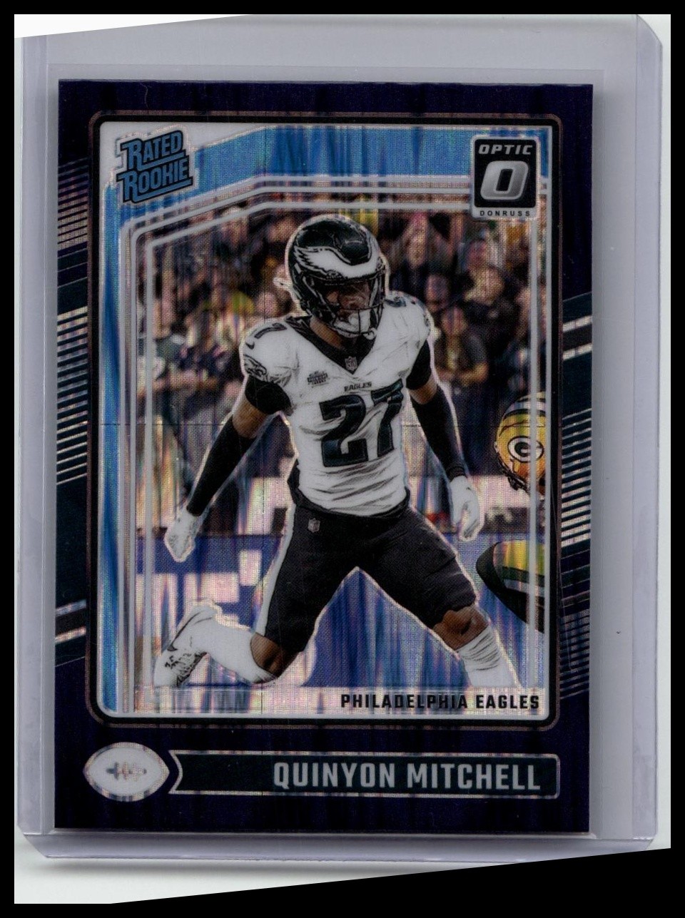 2024 Donruss Optic #282 Quinyon Mitchell Purple Shock #10