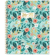 2026-2028 Monthly Planner - July 2026 - June 2028, 2 Year 9" 11", Green