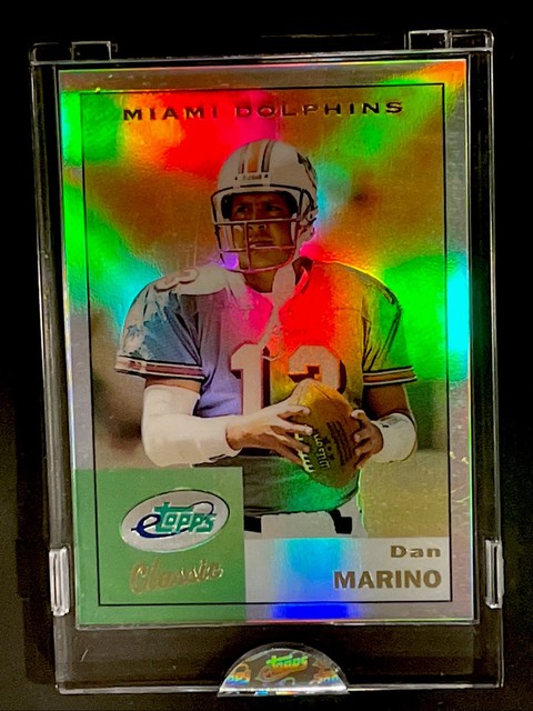 2002 Dan Marino Etopps Silver Refractor SP Factory Sealed SP Uncirculated 🐬 HOF