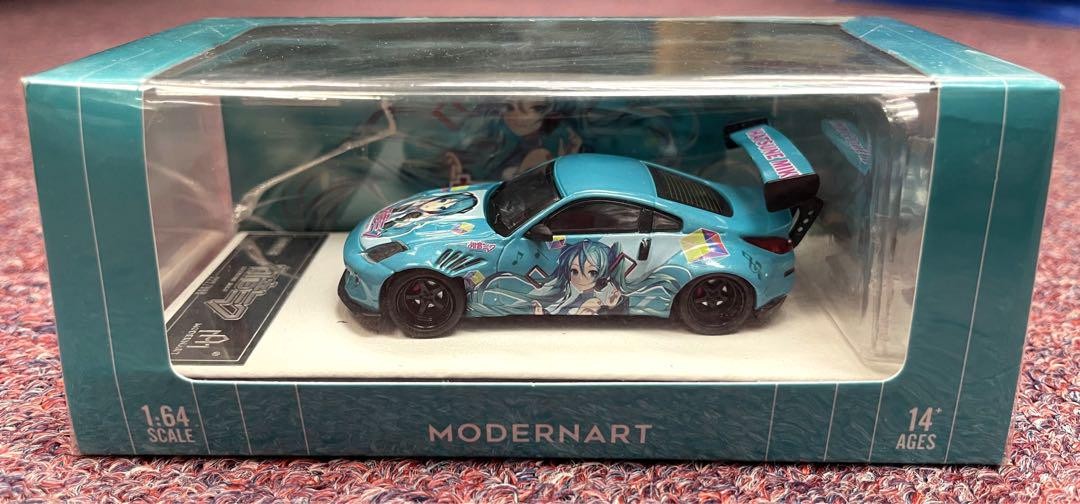 Modernart 1/64 Nissan 350Z Liberty Walk LBWK Hatsune Miku