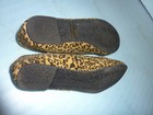 IZZY Flat Spotted Leopard Animal Print Size 9 Round Toe Tan Knit  Size 5 — photo 9