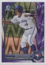 2022 Bowman Chrome Prospects Purple RayWave Refractor /250 Martin Gimenez 0q4s