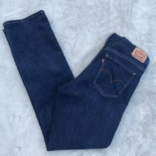 Levi's Women's Denim 314 Shaping Straight Jean Size 32x32 Dark Wash