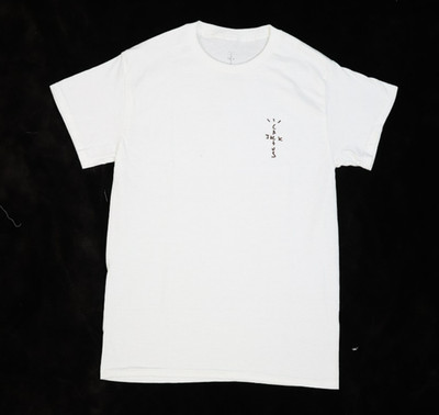 Travis Scott Cactus Jack White Short Sleeve Cotton T-Shirt Mens Small Tee New