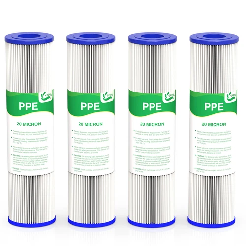 20 Micron Water Filter 10" x 2.5", 10-inch Whole House Sediment Pre-Filters f... - Picture 1 of 8