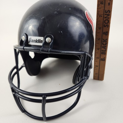 Franklin Houston Texans Plastic Man Cave Football Helmet Replica NFL - Picture 8 of 8