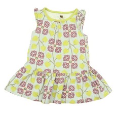 Tea Collection Girls Dress 12-18 Months Blue Purple Green Toddler One-Piece