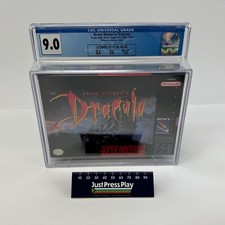 Bram Stoker's Dracula Nintendo SNES CIB CGC Graded 9.0 w 9.6 Cart