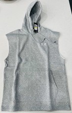 Under Armour Sleeveless Hoodie, Size M New w/Tags Black, Grey  Blue available