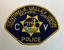 CALIFORNIA CENTINELA VALLEY UNION HIGH SCHOOL DIST POLICE PATCH LA COUNTY #PD47