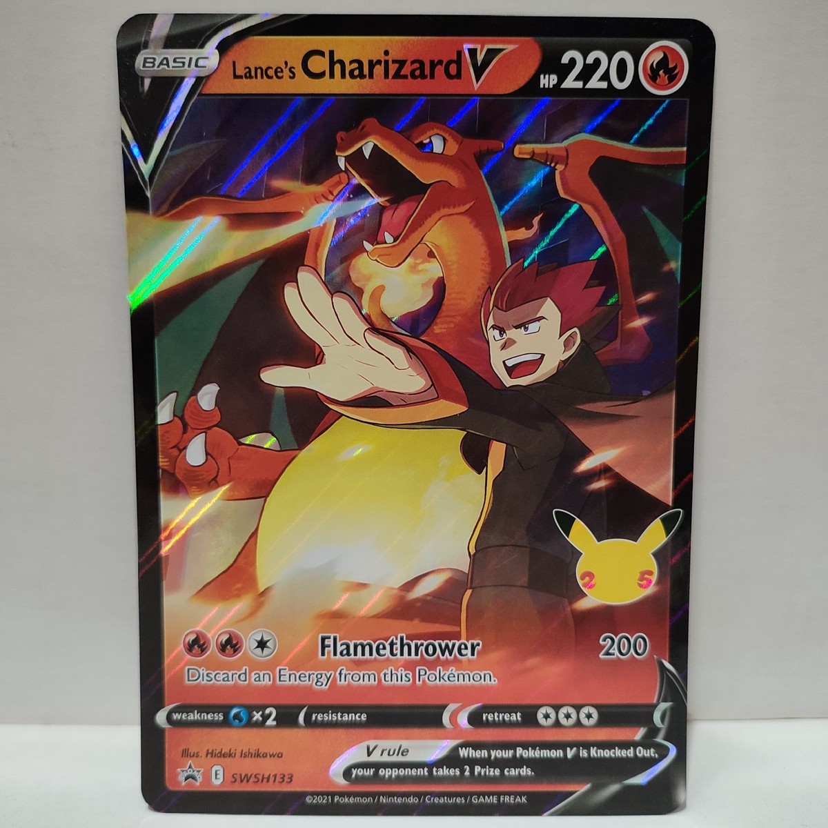 Pokemon Lances Charizard V SWSH133 Oversize Jumbo Official Promo