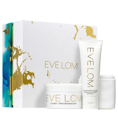 EVE LOM Double Cleanse Gift Set Trio *AUTHENTIC/UNOPENED*
