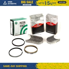 Piston Rings Main Rod Bearings Fits 07-13 Dodge Hyundai Kia Jeep 1.8L 2.0L