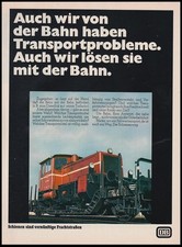 DB Deutsche Bahn - Reklame Werbeanzeige Original-Werbung 1968 (1)