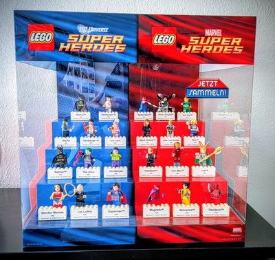 Rares LEGO Store Display 2012   Marvel & DC Super Heroes   inkl. Deadpool!