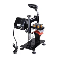 8x14cm Heat Press Machine Digital Transfer sublimation 180 Degree W/ LCD Display