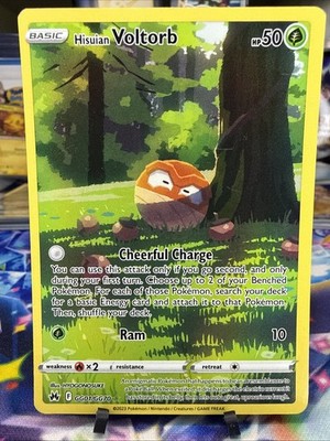 Hisuian Voltorb - GG01/GG70 - Crown Zenith: Galarian Gallery - Near Mint