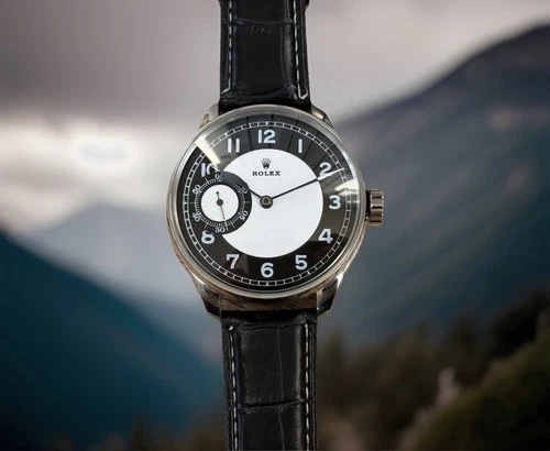 BEAUTIFUL VINTAGE ROLEX LEVER MOVEMENT IN A NEW QUALITY CASE, FULLY SERVICED.