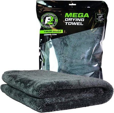 ExoForma Mega Car Drying Towel - Holds Up to 9 lbs, No Streaks, Scratches,