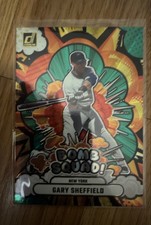 2025 Panini Donruss - Bomb Squad Gary Sheffield #10 Green Laser