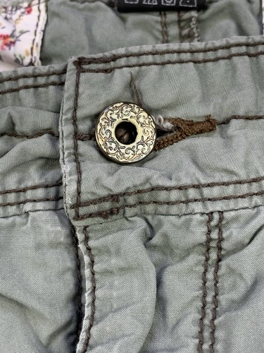 Polo Jeans Company Ralph Lauren Shorts Damen 14 grün Cargo Baumwolle Bermuda zum Binden - Bild 5 von 21