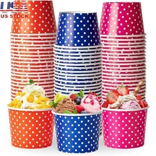 150 Pack Disposable Ice Cream Cups Multi Purpose Dessert Bowls Events Catering