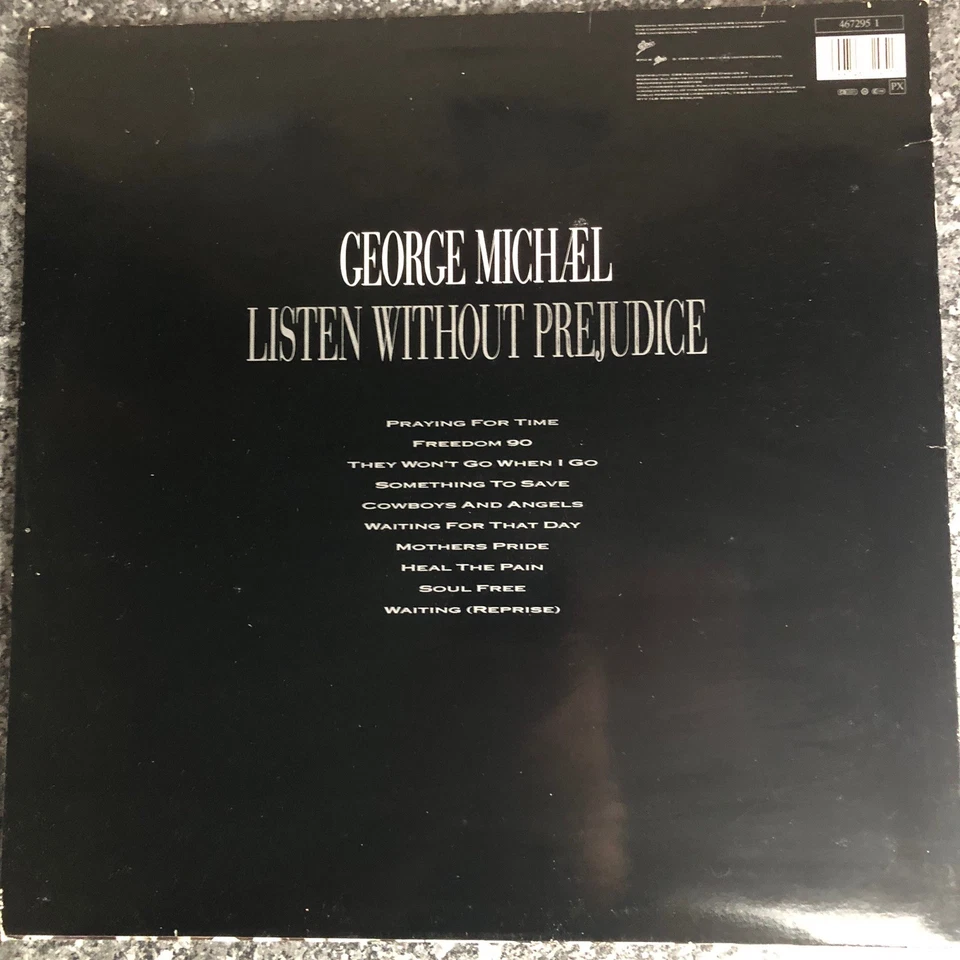 LP VINYL GEORGE MICHAEL LISTEN WITHOUT PREJUDICE 467295 1  UK 1ST PRESS EX+/EX+ - Image 4 of 4