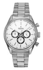 Festina Timeless Chronograph White Dial Quartz Men's Watch F16820-Q