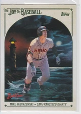 2023 Topps Bob Ross Joy of MIKE YASTRZEMSKI San Francisco Giants #91