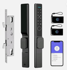 Sliding Glass Door Smart Lock 2085 Fingerprint Keypad Tuya App 22~110mm Door