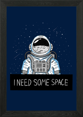 #ad #ad I need some space Framed Wall Art Poster Canvas Print Picture GBP 34.95