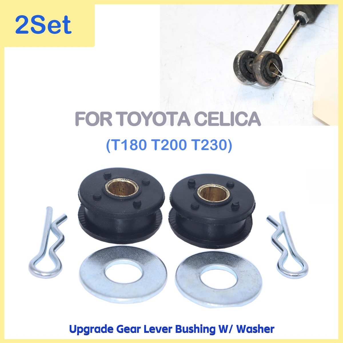 2Set For Toyota Celica 00-05 1.8L Gearbox Shift Linkage End