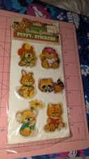 Vintage Stickers Puffy Stickers Critter Sitters Imperial Pack 80s READ