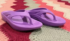 OOFOS OOriginal Unisex Sandals Purple M5 W7 Recovery Ora Sandals Flip Flops