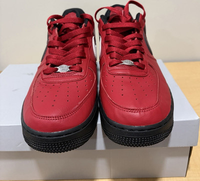 Nike Air Force 1 '07 LV8 Men s Low Top Sneakers Gym Red White Black IB6847-600