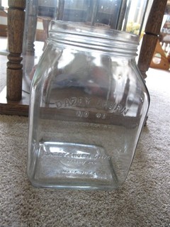 Dazey Butter Churn 40 Base Glass Jar Only