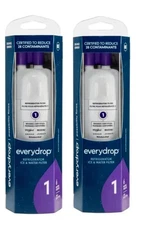 2 PACK ΕVΕRYDROP ΕDR1RXD1 Refrigerator ICE Water Filter 1 Replacement White New