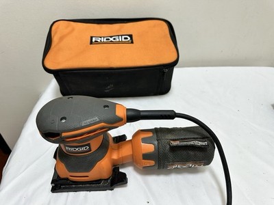 RIDGID R2501 2.4Amp Corded 1/4 Sheet Sander With Case 
