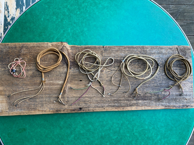 #ad #ad Vintage Original 2 amp;3 Conductor Cloth Telephone Cords Old Phone Parts Lot of 5 $49.95