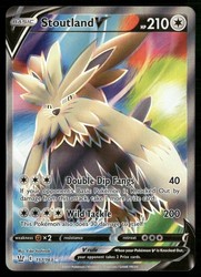 Stoutland V (Full Art) 157/163 Battle Styles