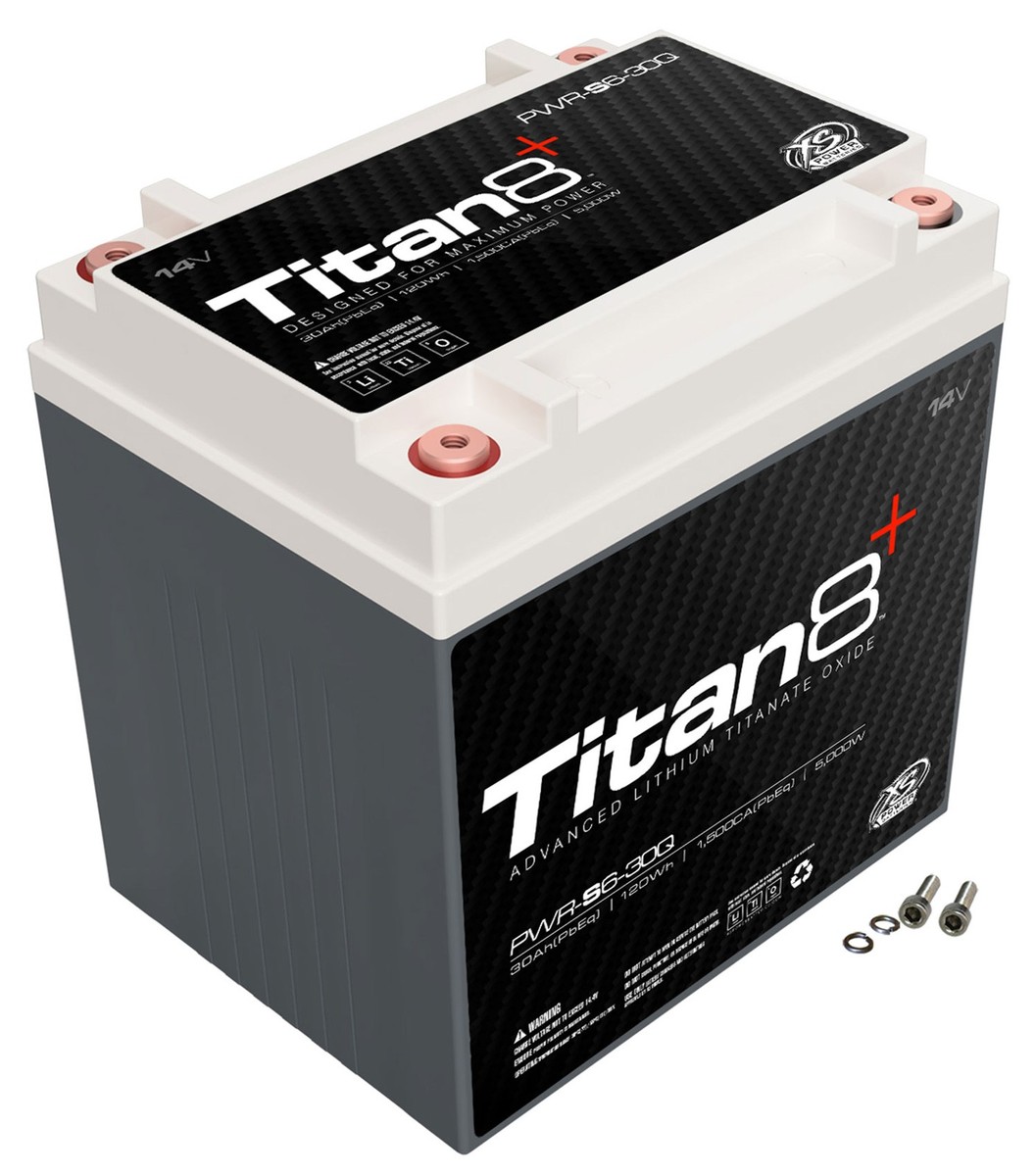XS Power PWR-S6-30Q 14V 6000W Titan8 Lithium Battery with M6