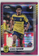 2025 Topps Chrome MLS #164 Ahmed Qasem Magenta Pulsar Refractor