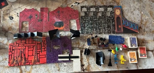 Vintage 1970’s Milton Bradley Which Witch Board Game Cards