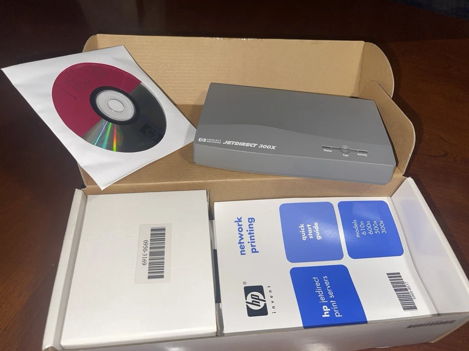 HP JetDirect 300X External Print Server for 10/100tx J3263A - Image 4 of 4