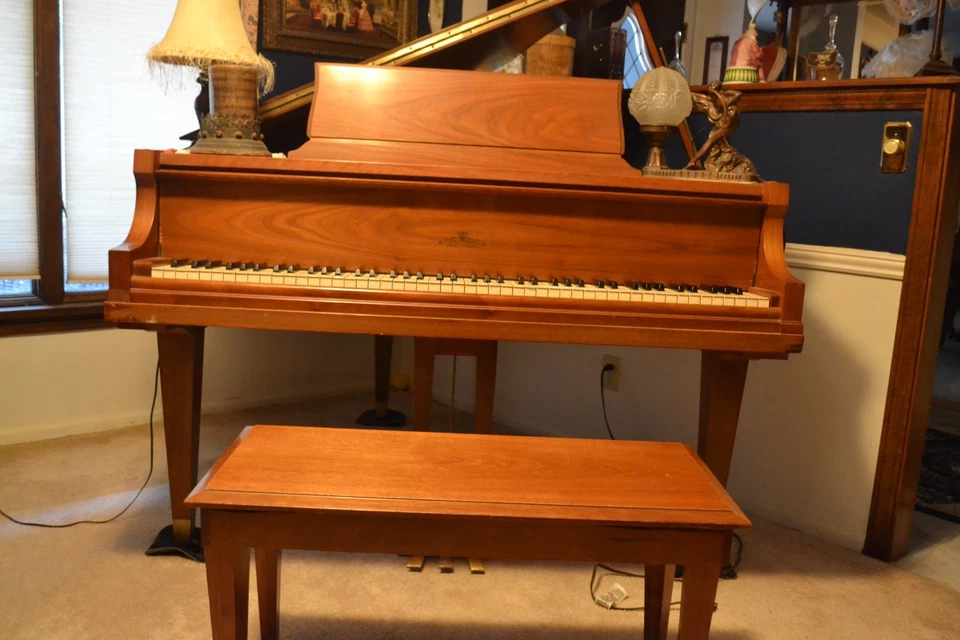 Baby Grand Piano Used Wurlitzer - Image 2 of 4