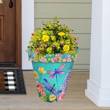Summer Planter 14 X 15 X 15 Dragonfly Garden Large For Summer Planter Summer Planter 14 X 15 X 15 Dragonfly Garden Large For Summer Planter