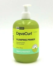 DevaCurl Plumping Primer Body-Building Gelee 16 oz Prep/Protect, New Ships Free