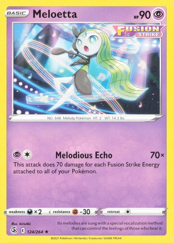 MELOETTA 124/264 FUSION STRIKE POKEMON NEAR MINT